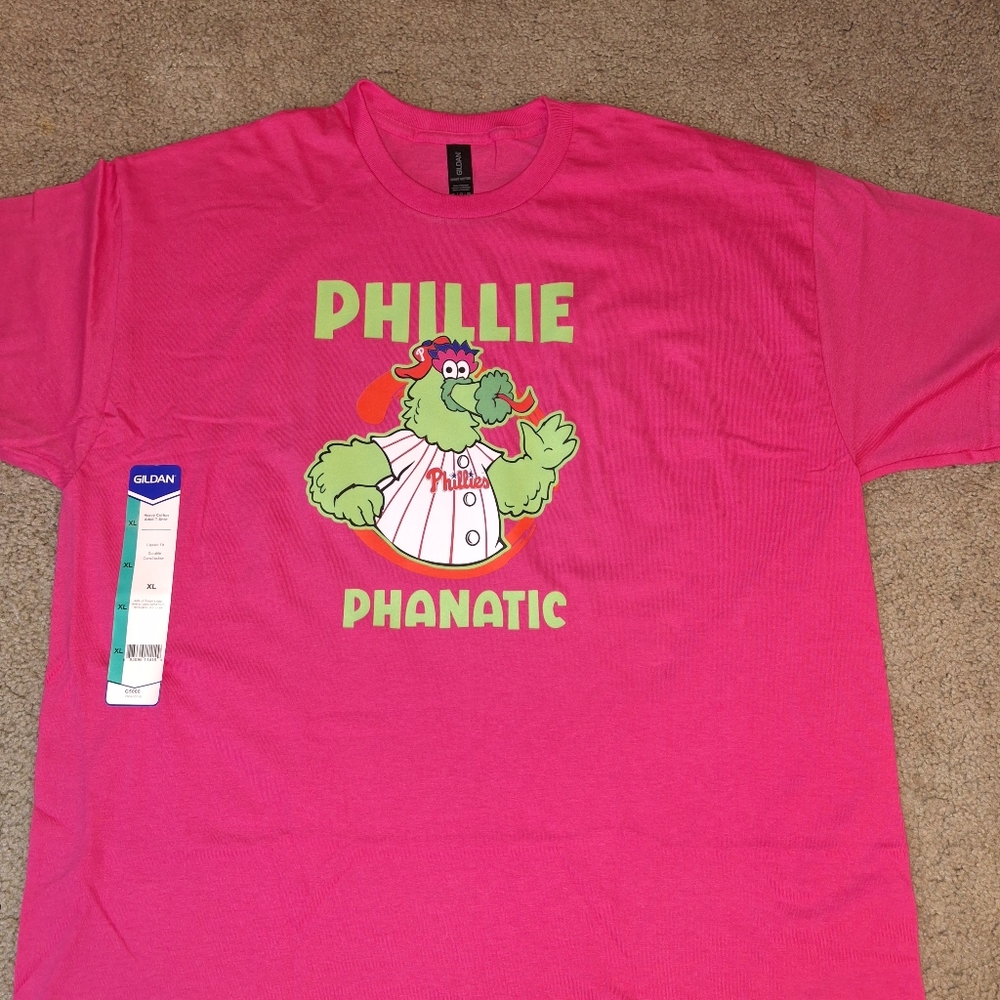 Philadelphia Phillies Fanatic Shirt Womans Pink Size Extra Large XL